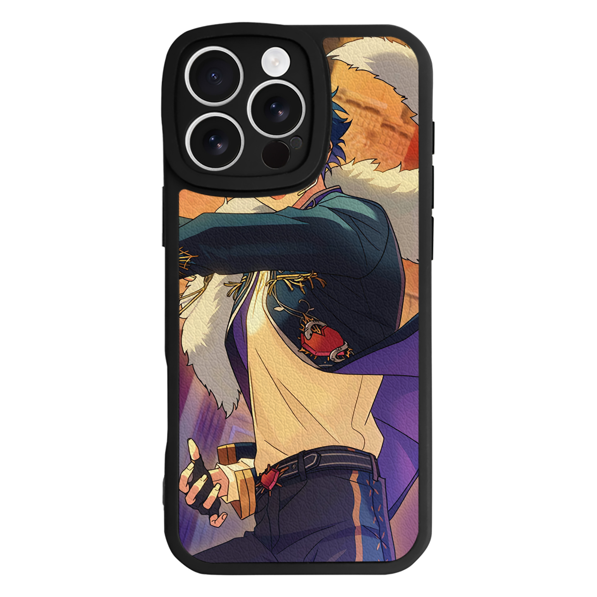 （画像用） あんさんぶるスターズ! Ensemble Stars 【iPhone 16シリーズ対応】シリコンスマホケース（レザー調） 材質：シリコン